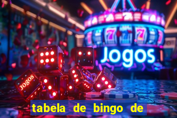 tabela de bingo de 1 a 100